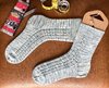 Wellenband-Socken mit Käppchenferse