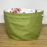 Sonji-Bag „Cord meets Kirschblüte“